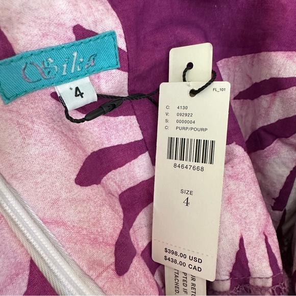 Anthropologie Sika Ruffle Off Shoulder Hawaiian Print Midi Dress Size 4 - Picture 11 of 11